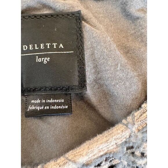 Anthropologie Deletta Lace Overlay Dress sz L EUC Romantic, Elegant, Date night - Picture 8 of 13